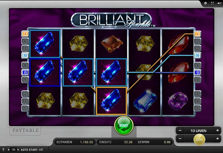 List brilliant sparkle slot machine online merkur best