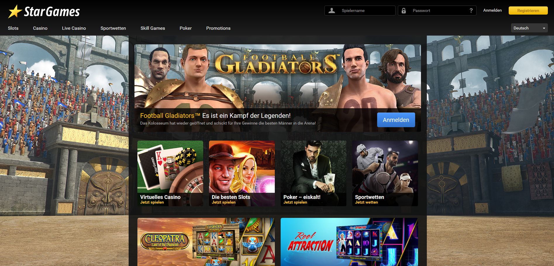 Stargames Startguthaben Stargames Startguthaben