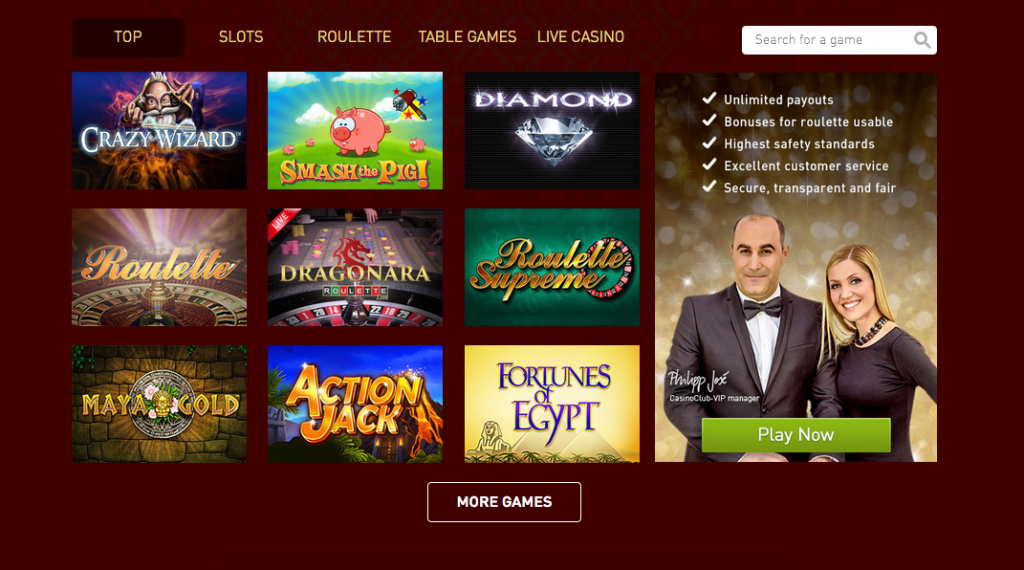 Casino Club Promotion